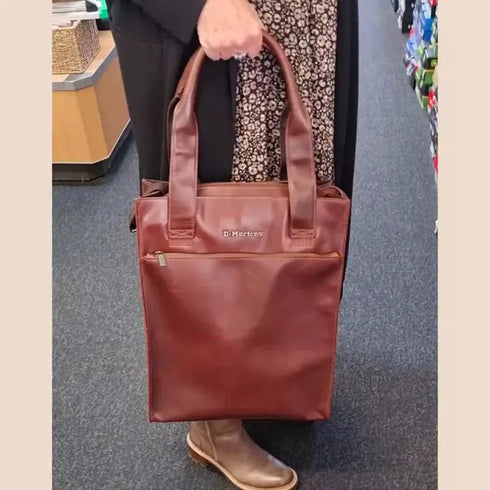 Dr Martens Amber Tan Leather Tote Bag Mayhem RB